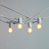 Outdoor White Festoon string IP65 white LED 4W Fancy Round Frost Dimmable 2700K